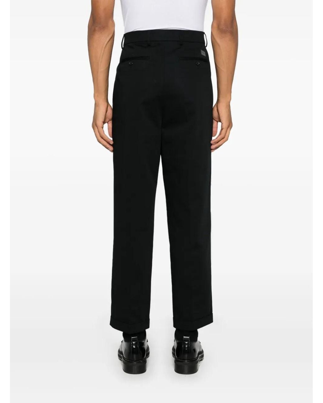 KENZO Black Classic Chinos for men