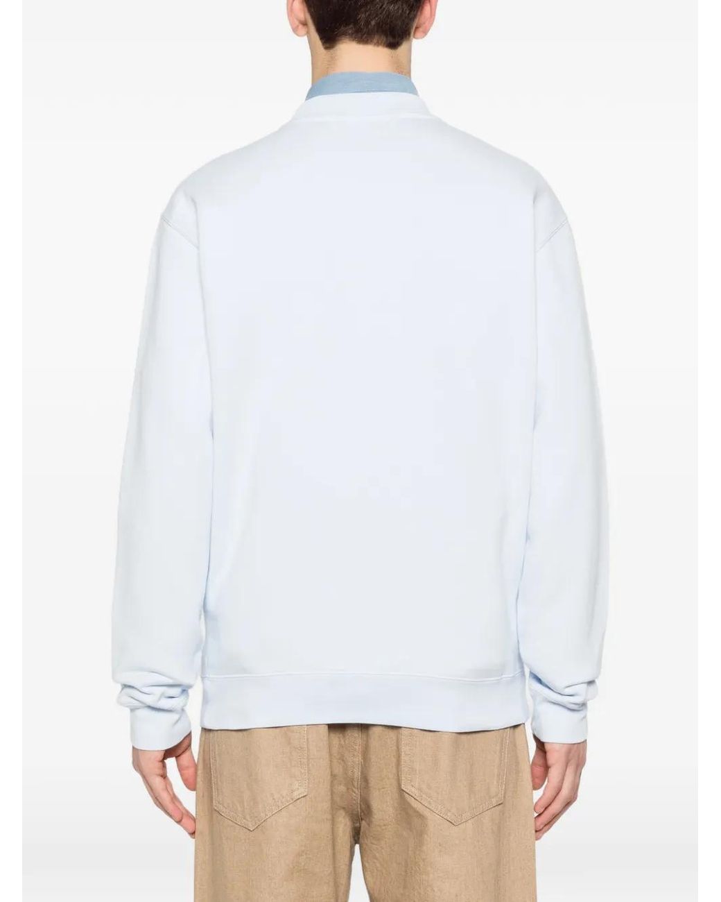 Jacquemus White Le Sweatshirt Gros Grain for men