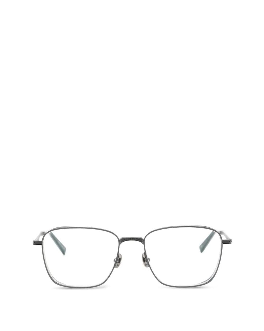 Matsuda White Brille Mit Eckigem Gestell