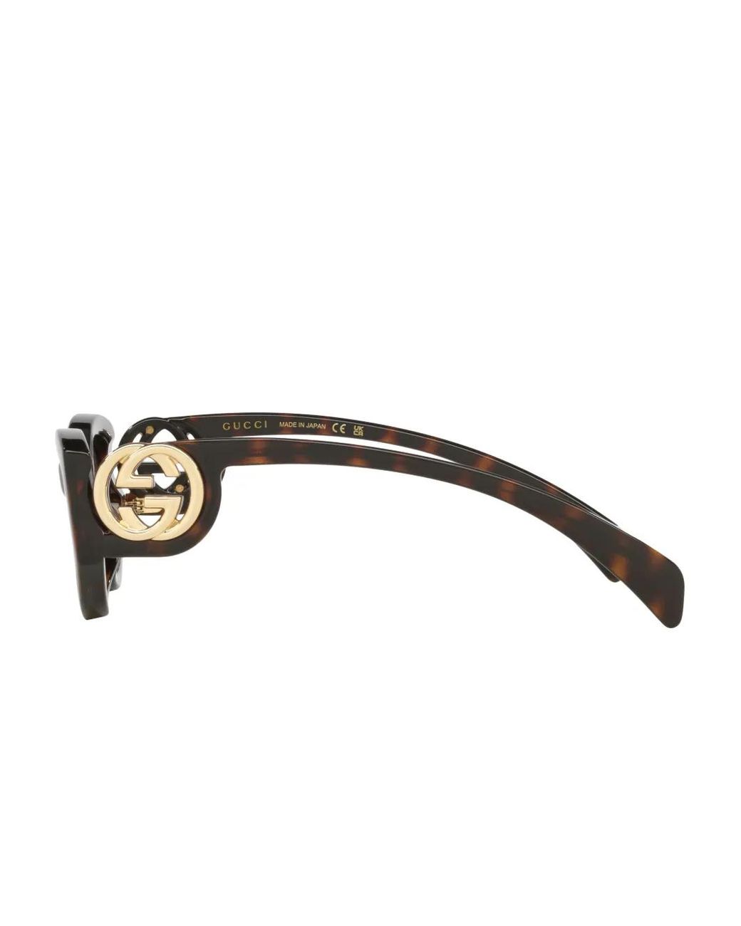 Gucci Brown Cat Eye Sunglasses