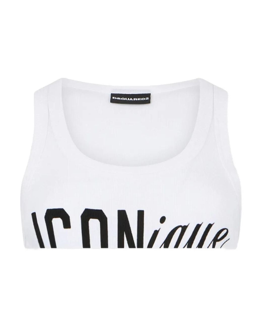 DSquared² White Iconique Mini Top
