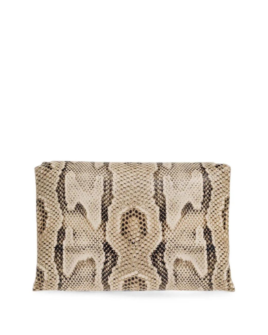 Wandler Natural Mini Ida Trio Snake-Effect Leather Crossbody