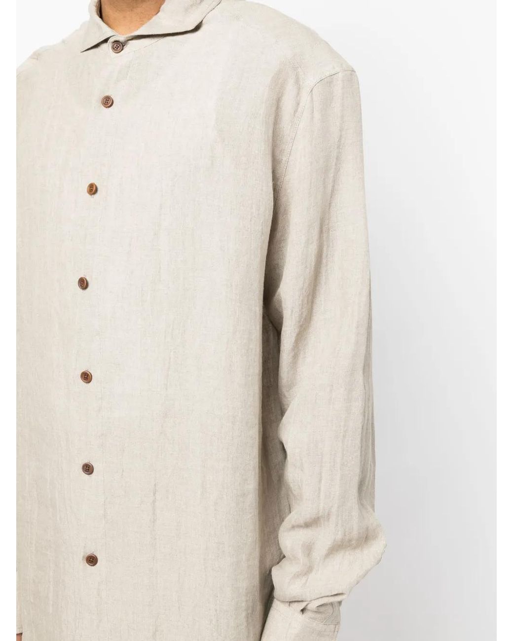 Marane Natural El Pacifico Linen Shirt for men