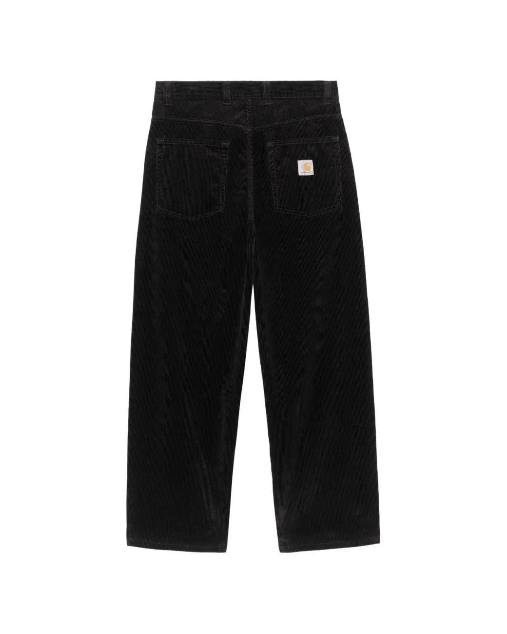 Carhartt Black Brandon Corduroy Trousers for men