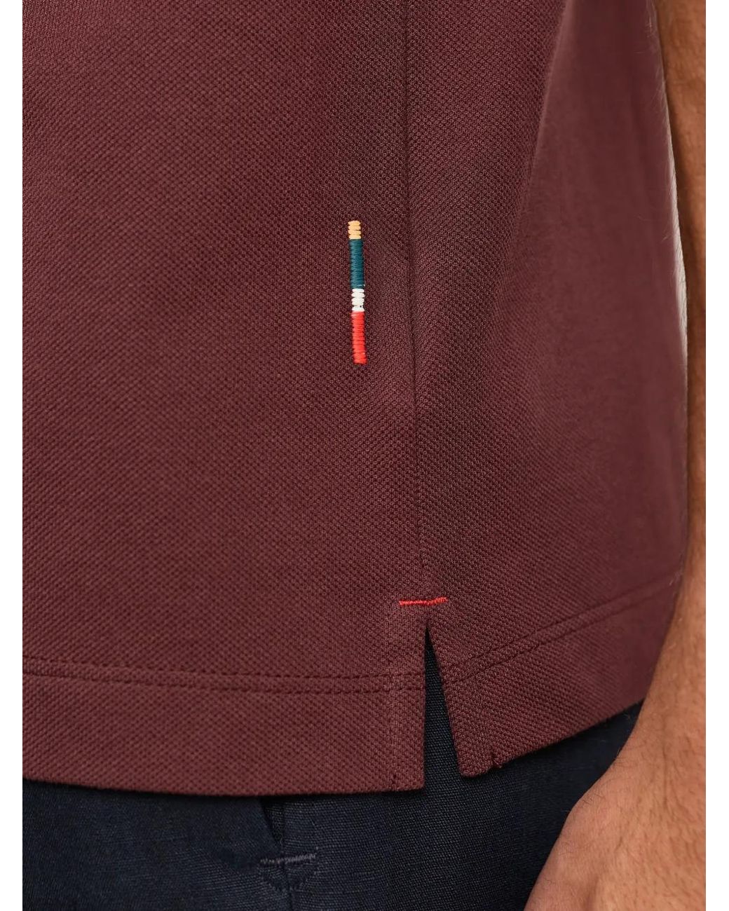 Orlebar Brown Red Bruno Short-Sleeve Polo Shirt for men