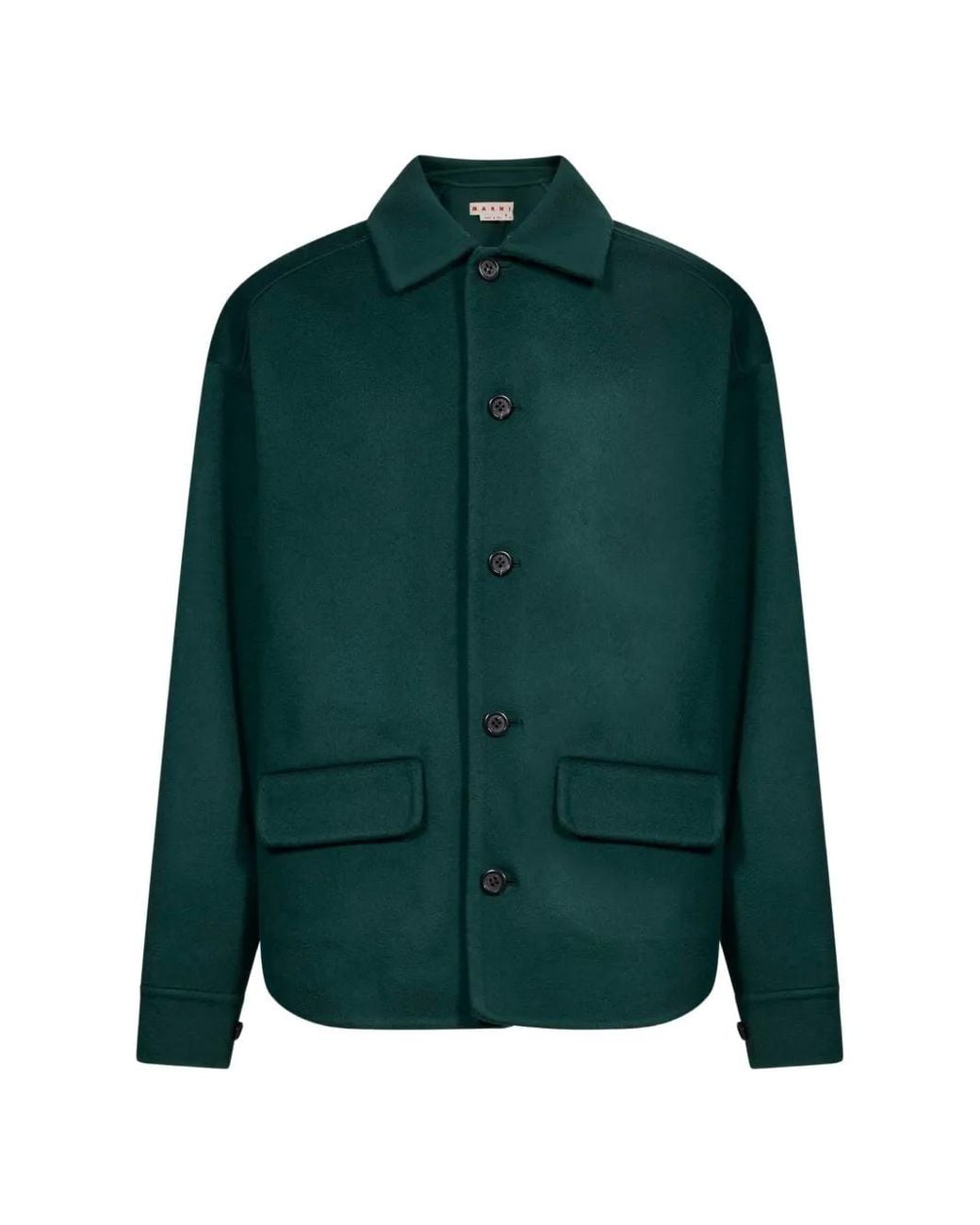 Marni Green Chemise À Boutonnière for men