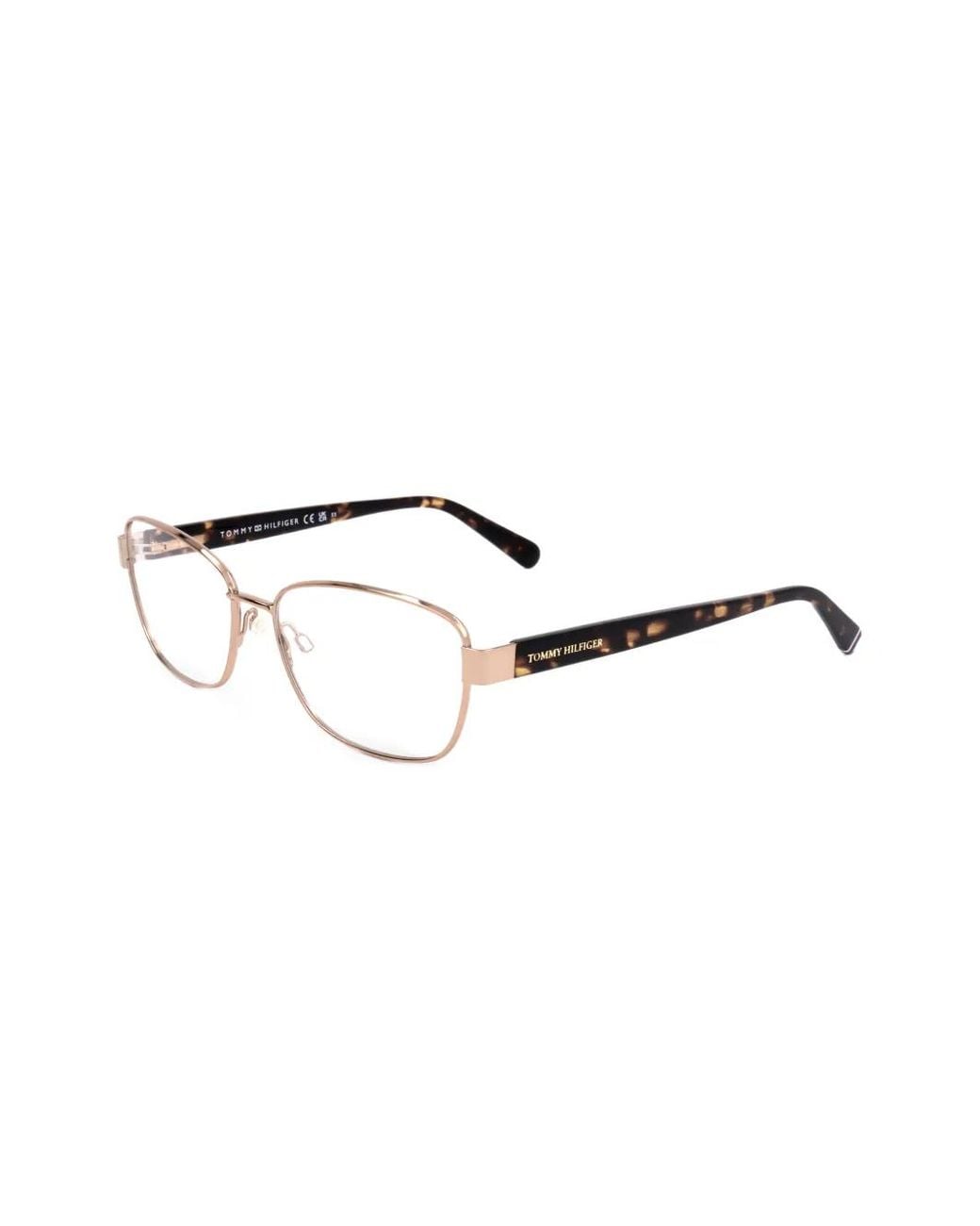 Tommy Hilfiger Metallic Square-Frame Glasses