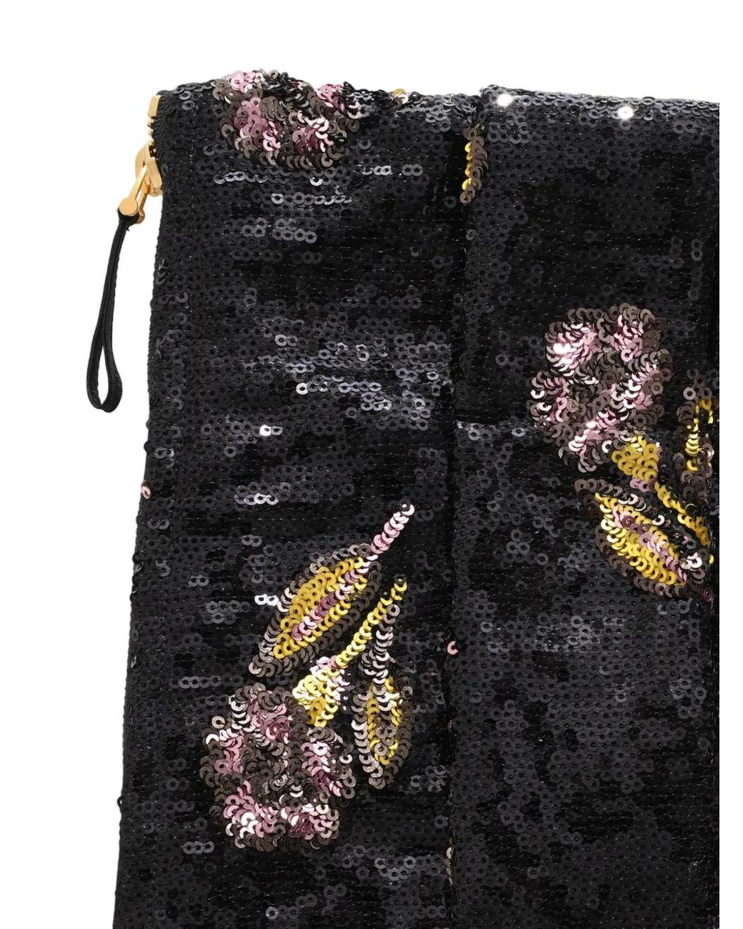 LaDoubleJ Black Ruffle Pochette