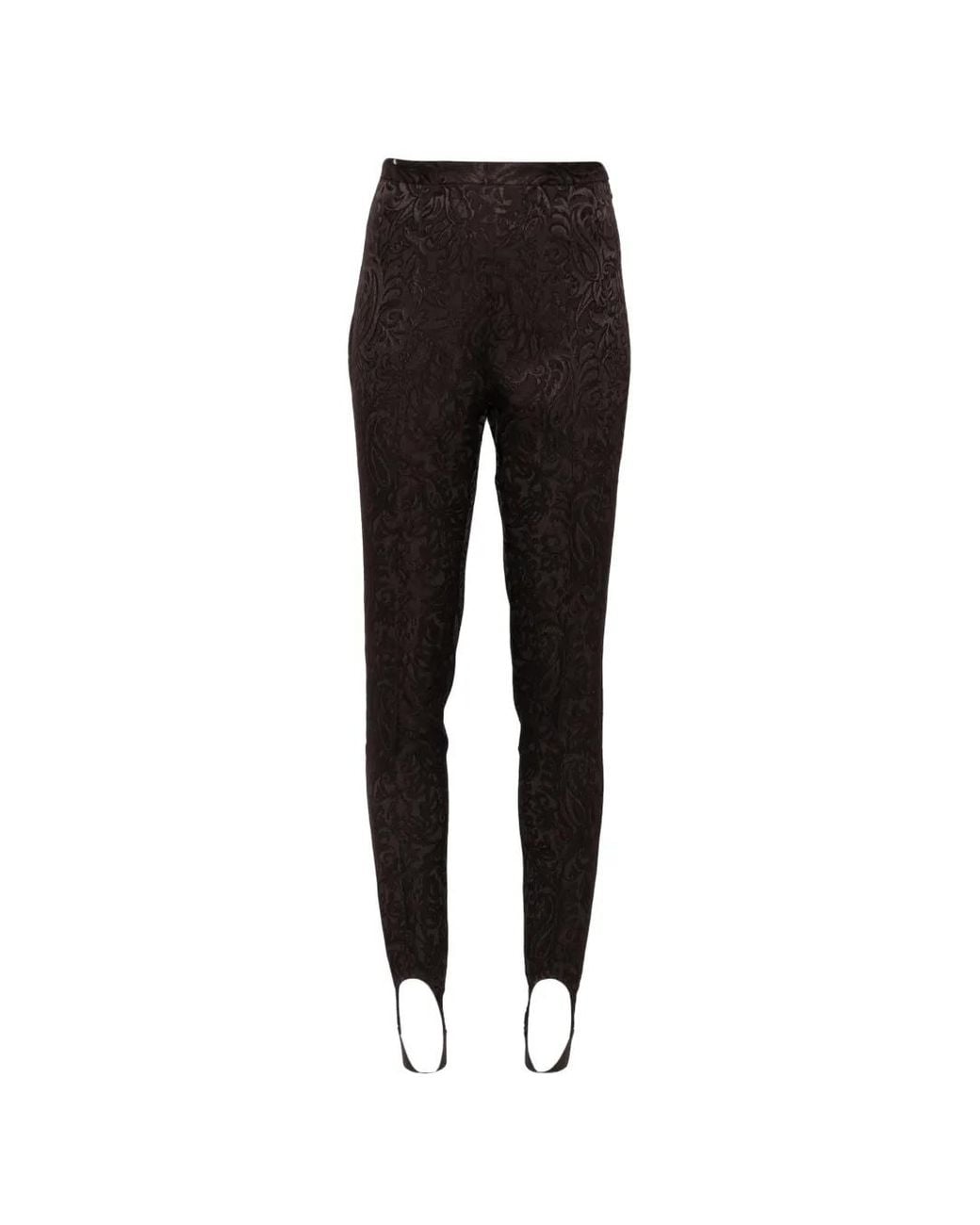 ALÉMAIS Black Adeline Stirrup Trousers
