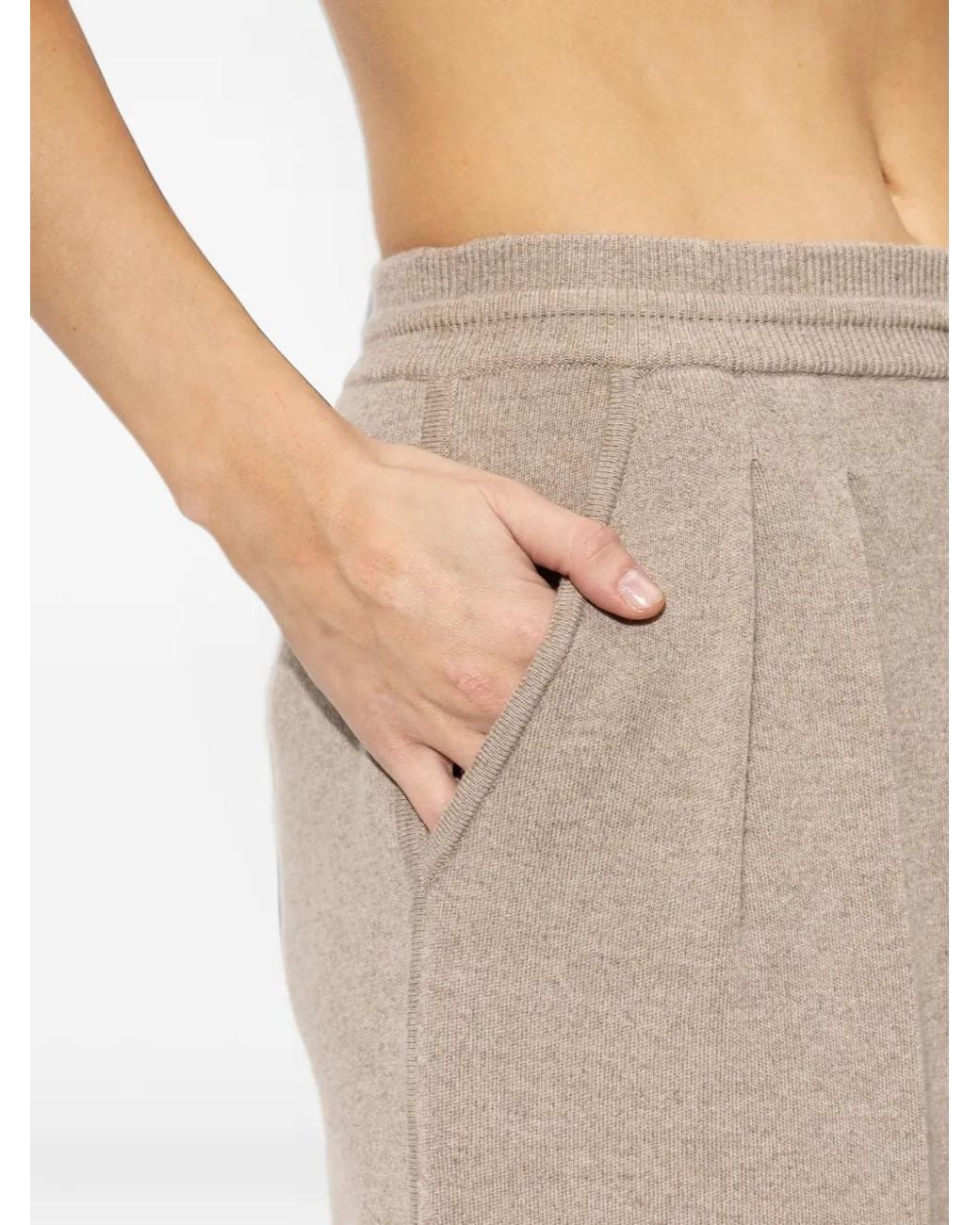 Max Mara Natural Wool And Cashmere Trousers