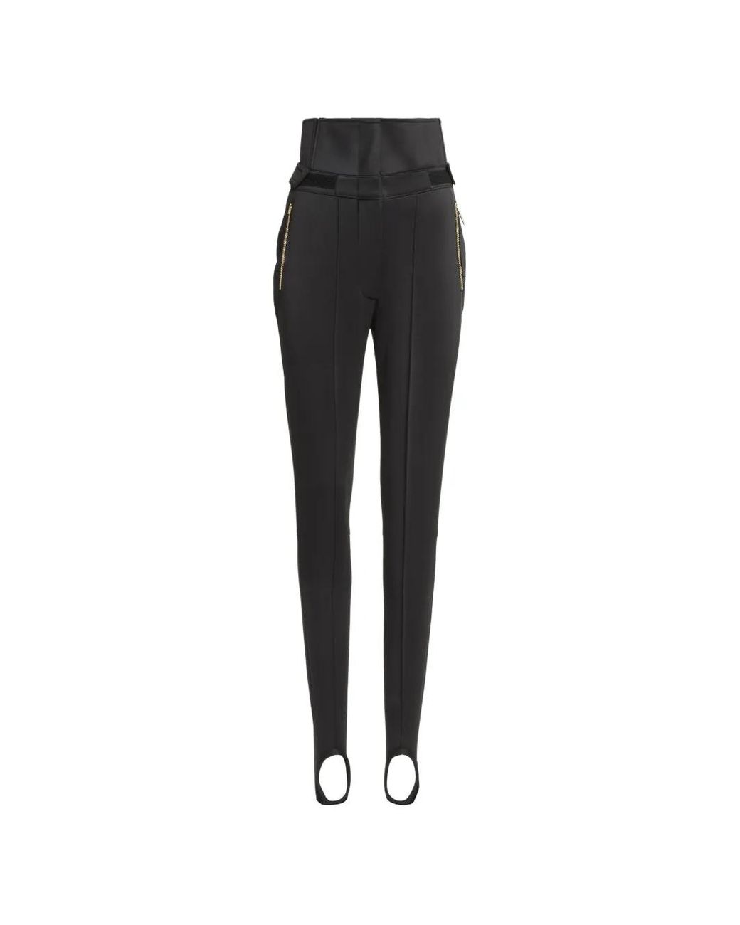 Elie Saab Black Cady Leggings