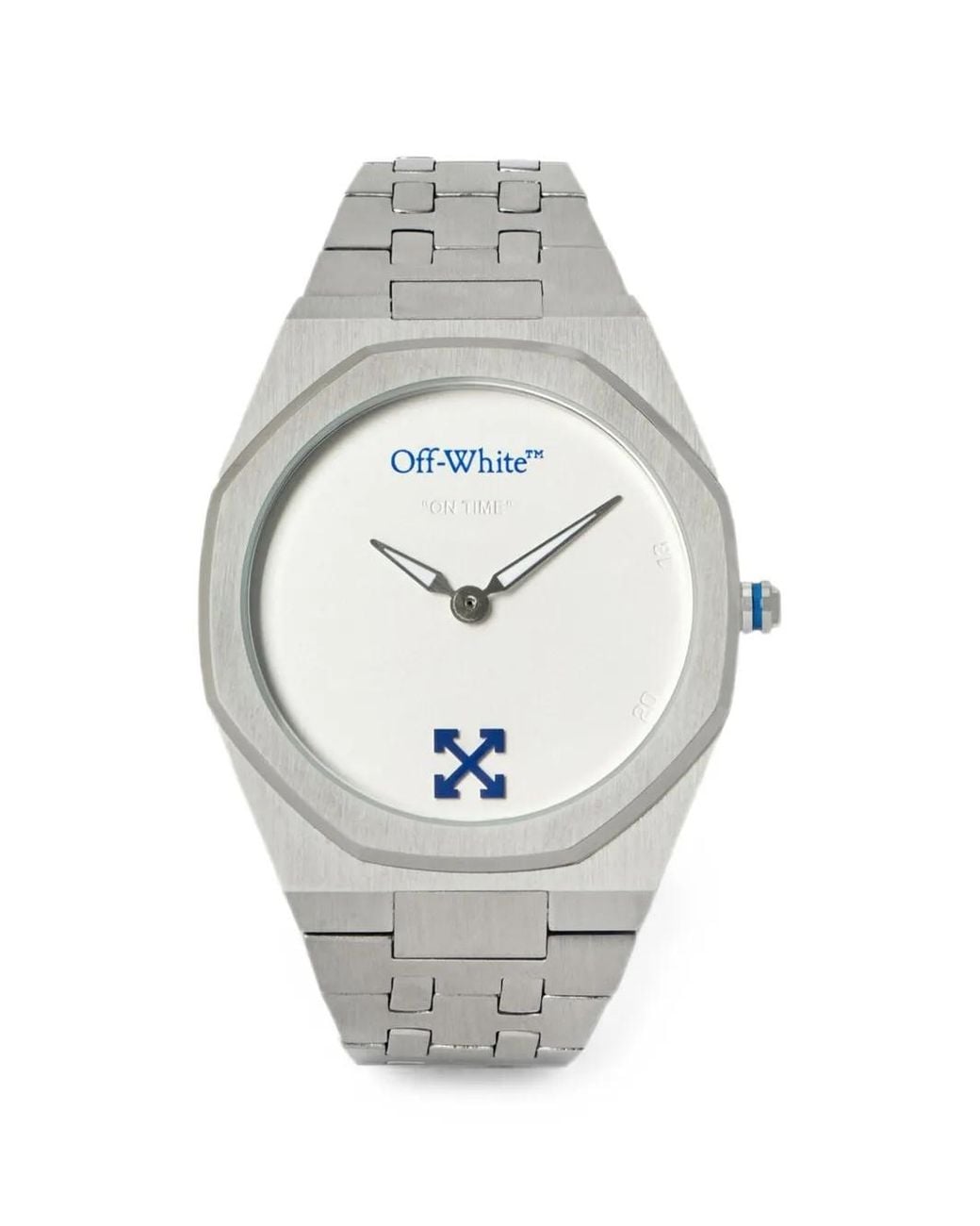 Off-White c/o Virgil Abloh Gray On Time Octagonal 39Mm Watch for men