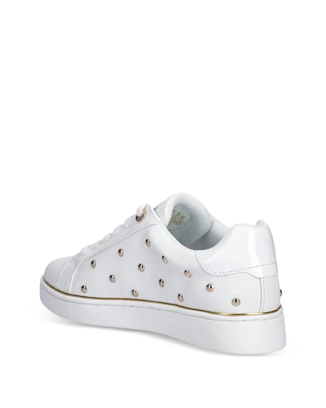 Guess White Bonitah Studs Sneakers