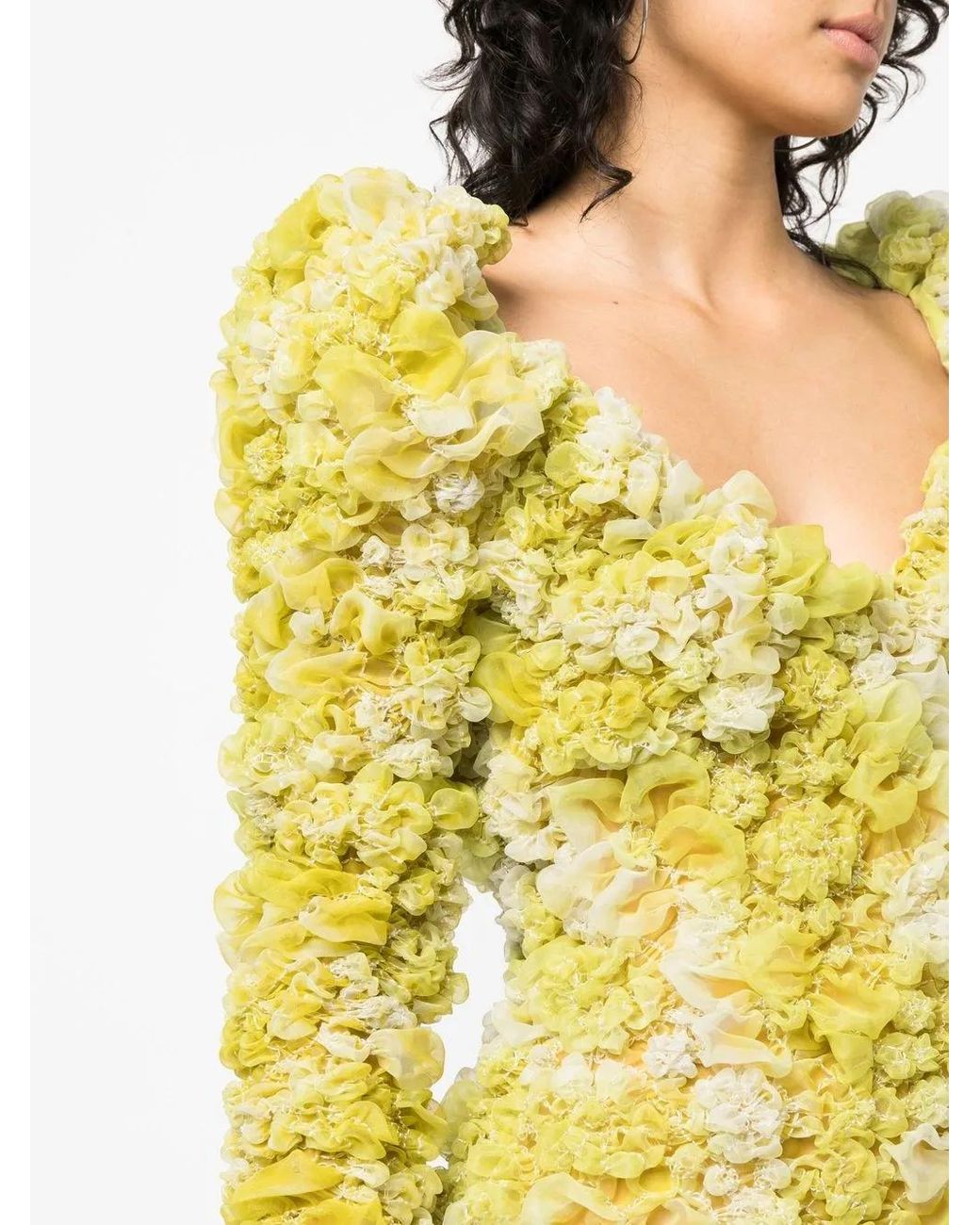 DIESEL Gesmockte Mini-Jurk in het Yellow