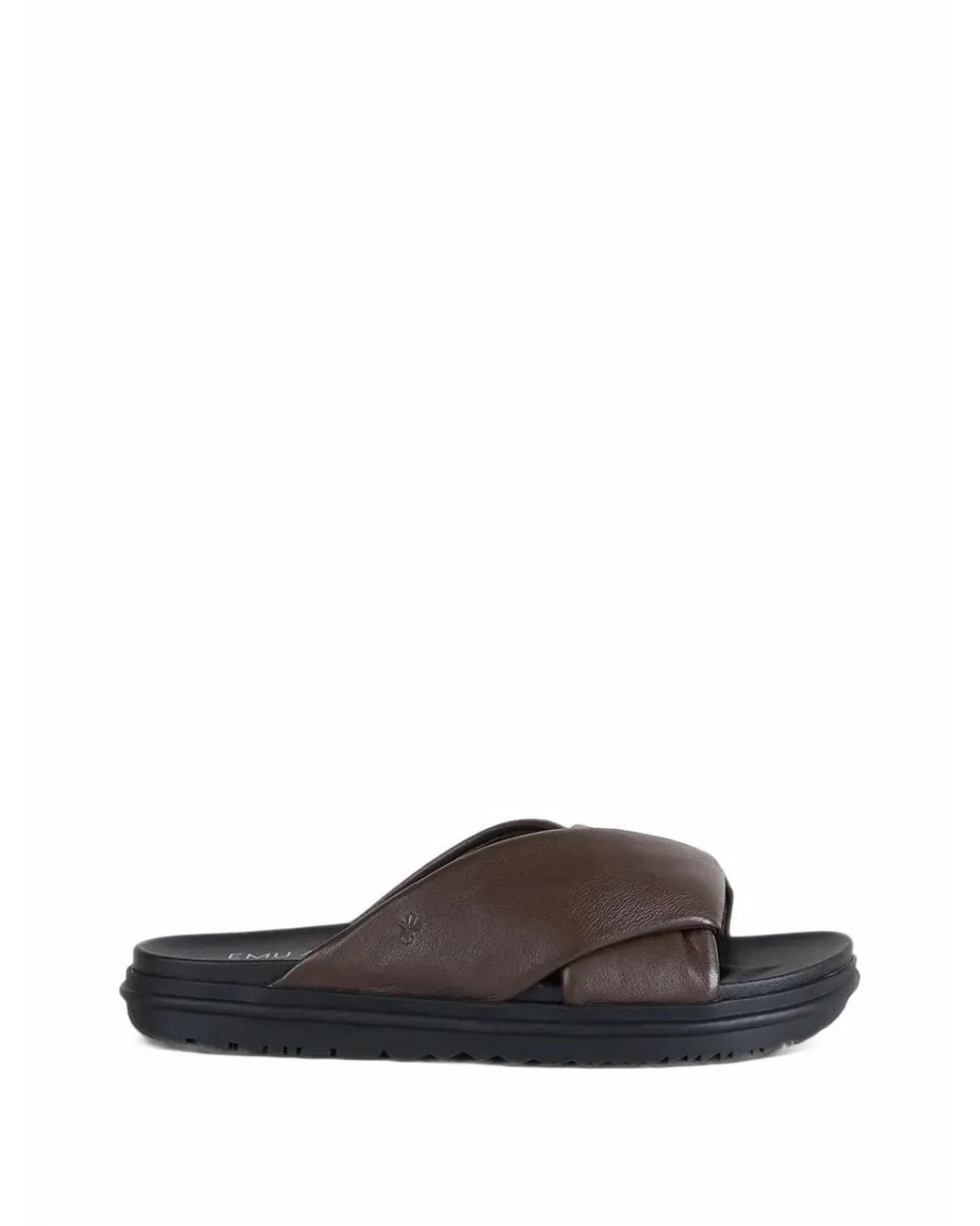 EMU White Selene Crossover-Strap Slides