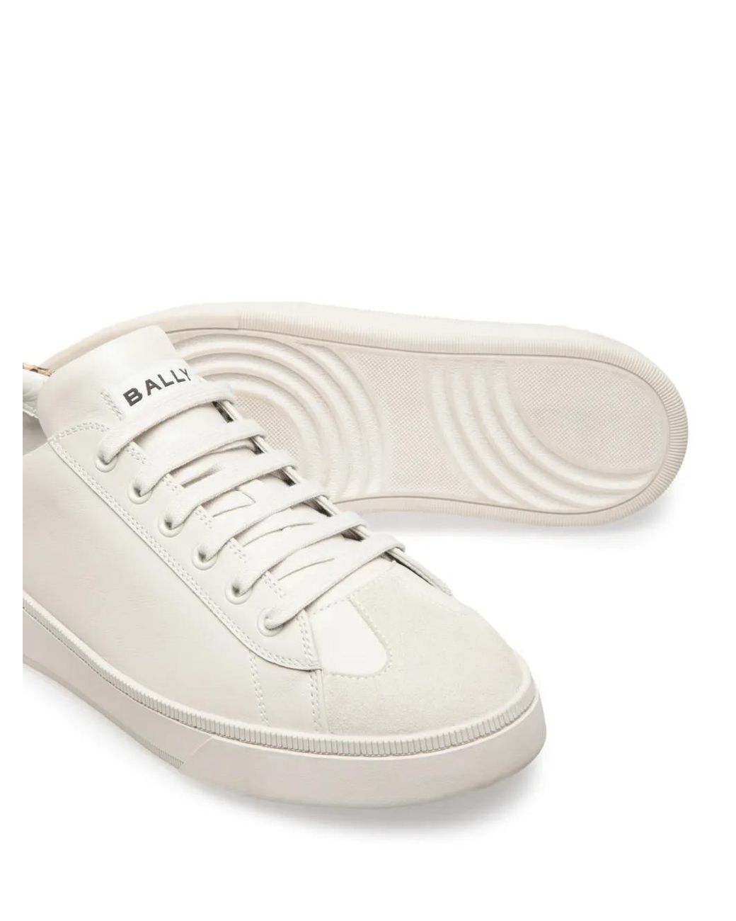 Bally White Randy Lace-Up Sneakers for men