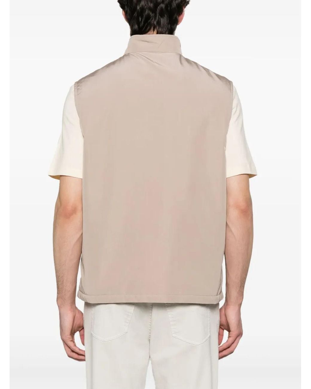 Brunello Cucinelli Bodywarmer in het Pink voor heren