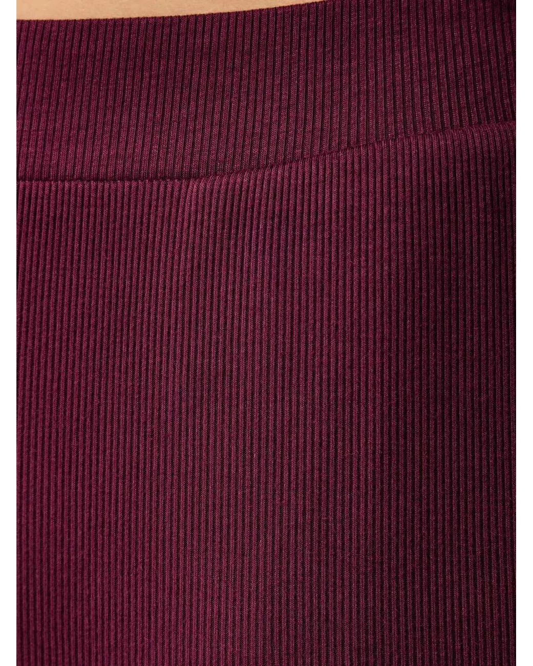 DKNY Purple Ribbed-Knit Pajamas