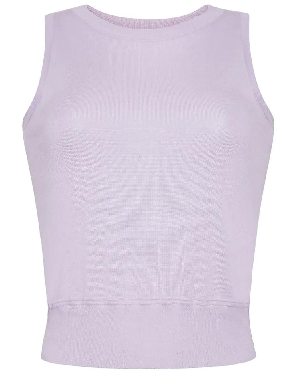 Top Shell di Adam Lippes in Purple