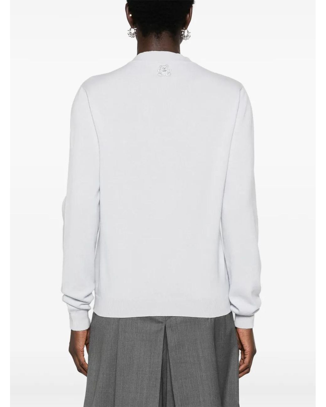 Teddy Cashmere White Roma Cashmere Jumper