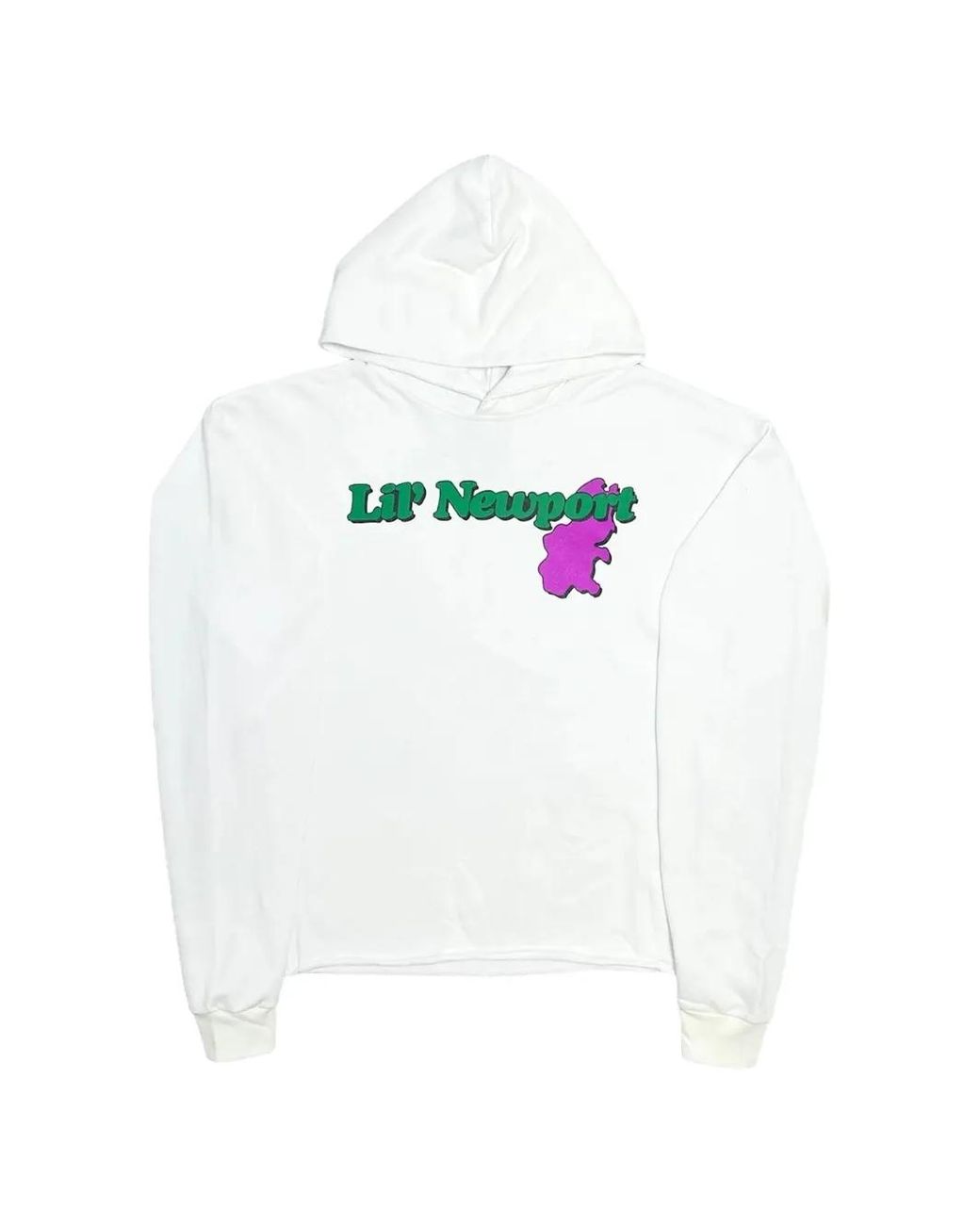 Vlone(GOAT) White Hooded Sweatshirt for men