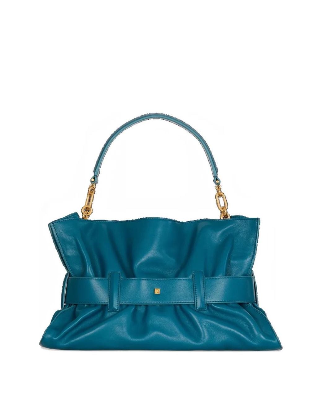 Balmain Blue Medium Anthem Bag