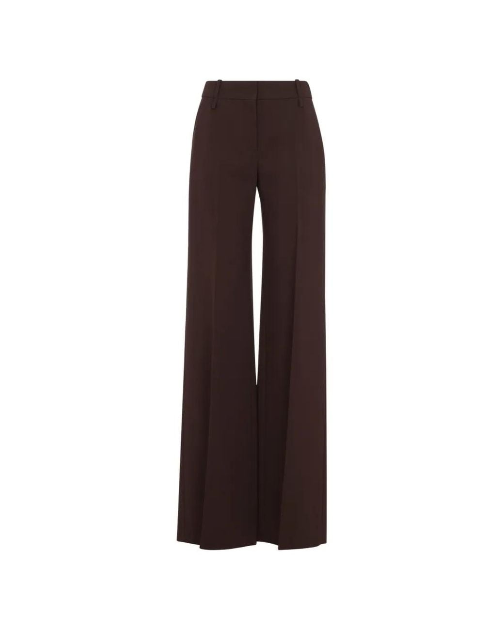 Ermanno Scervino Brown Interlock Flared Trousers