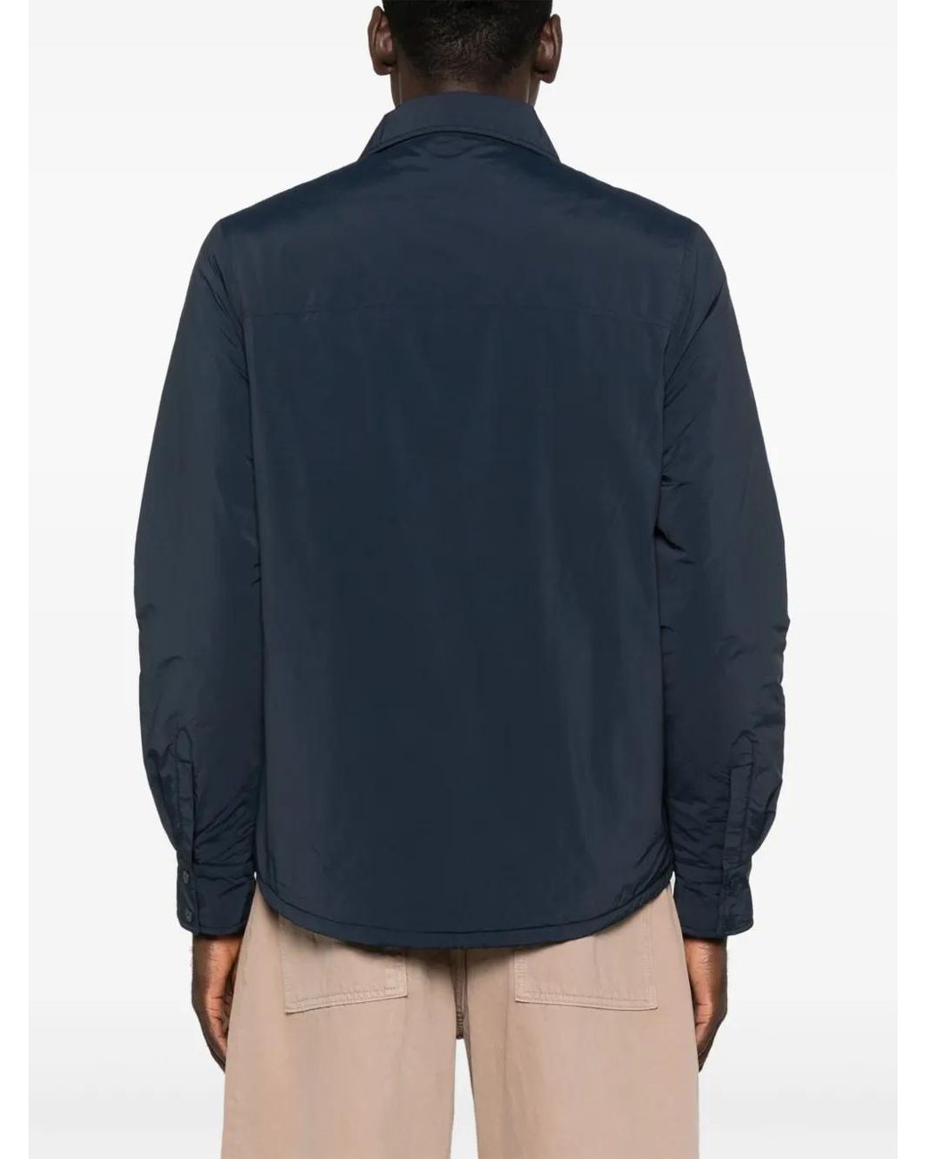 K-Way Blue Flap-Pocket Shirt for men