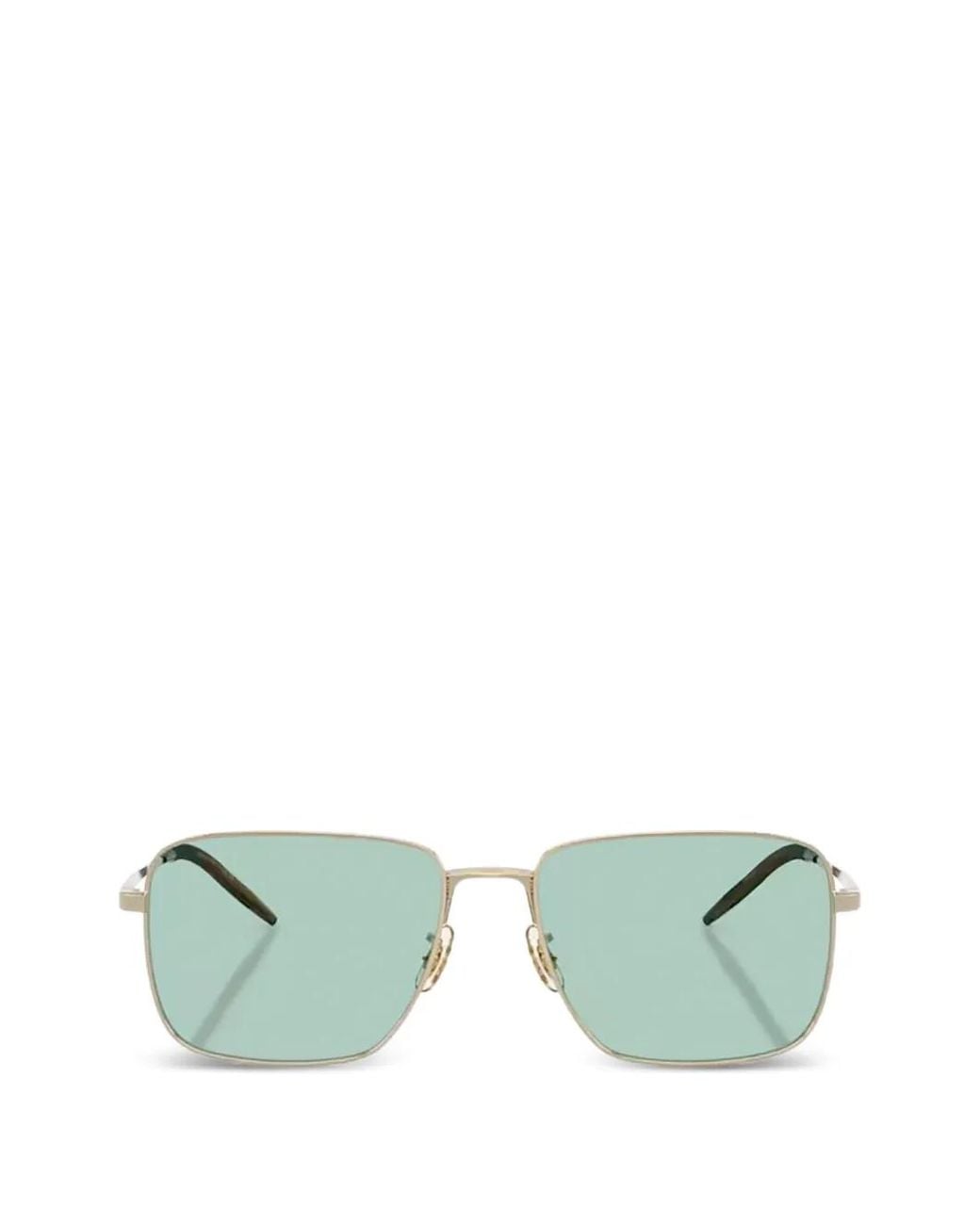 Oliver Peoples Green Welston Square-Frame Sunglasses