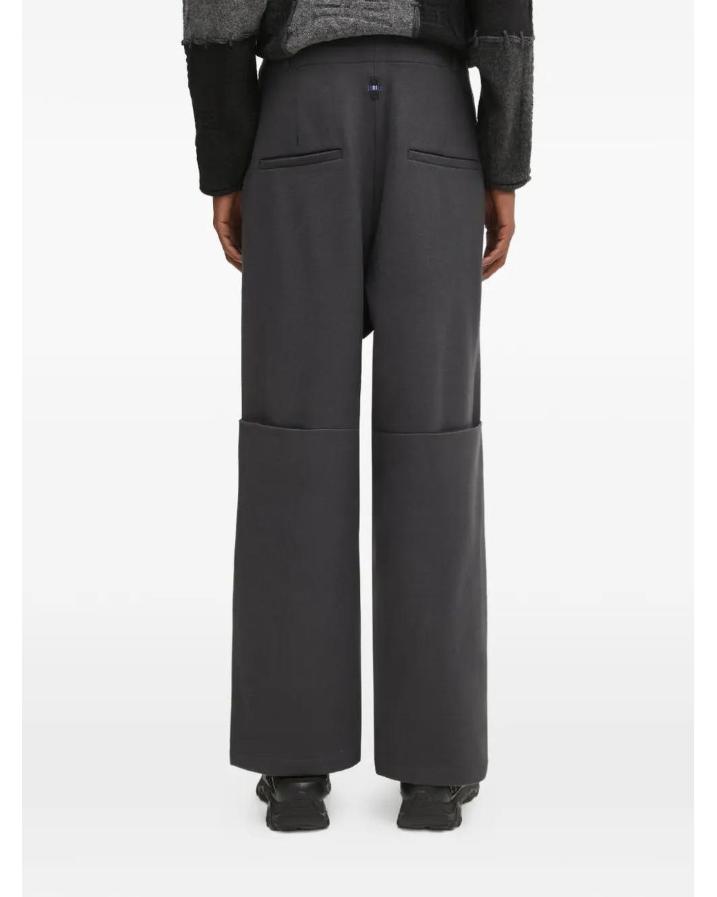 Adererror Black Panel Trousers