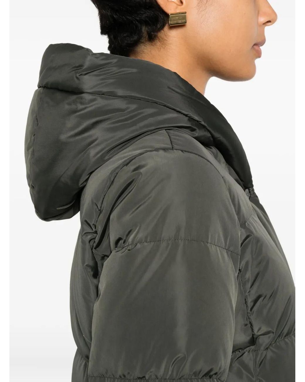 Ralph Lauren Gray Hooded Insulated Coat