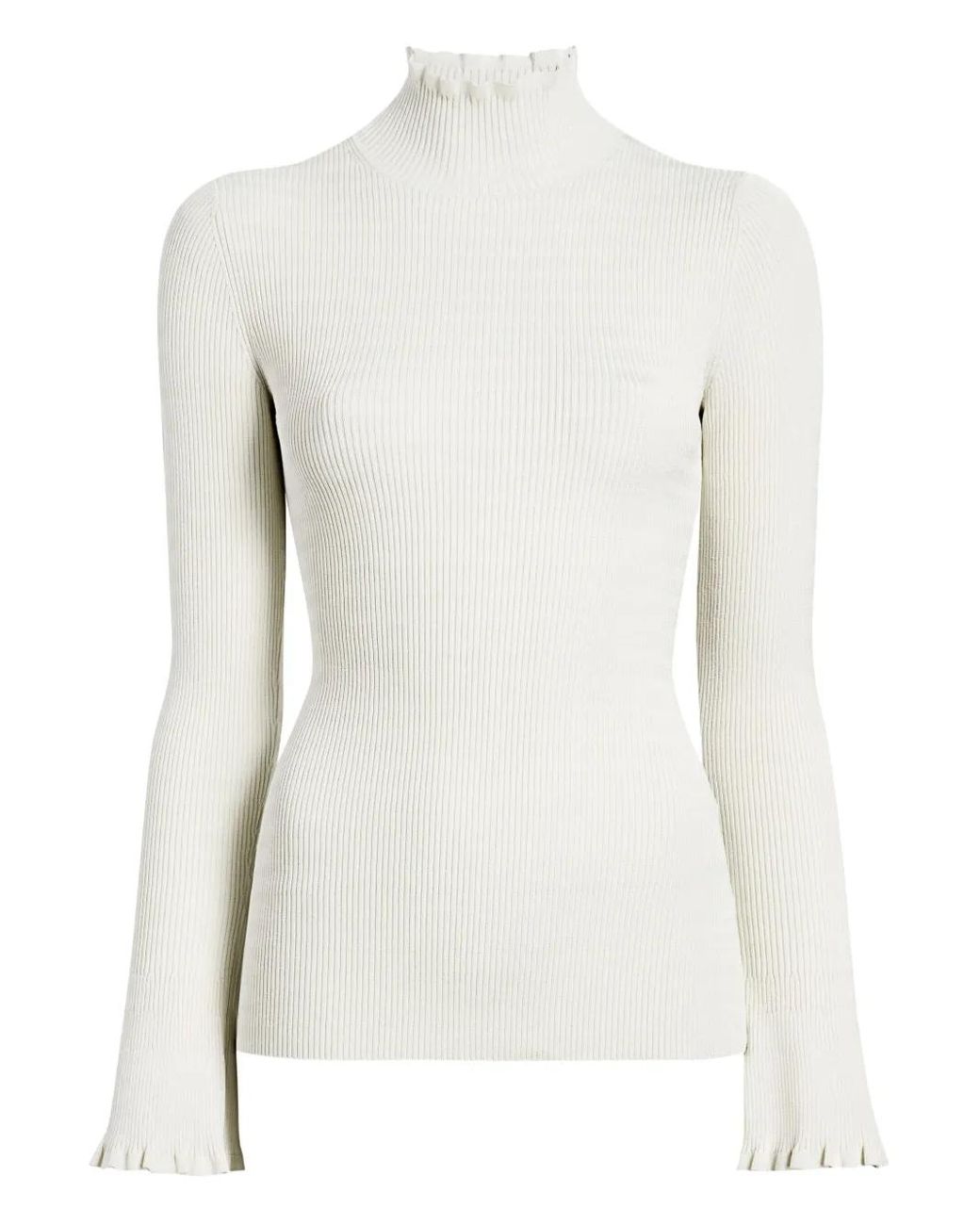 Proenza Schouler White Phyllis Turtleneck Top