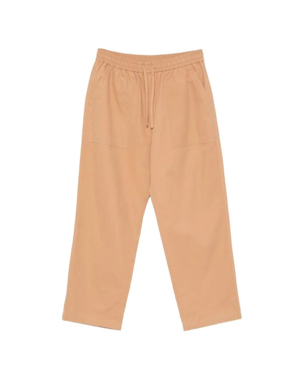 Maison Kitsuné White Cotton Trousers for men