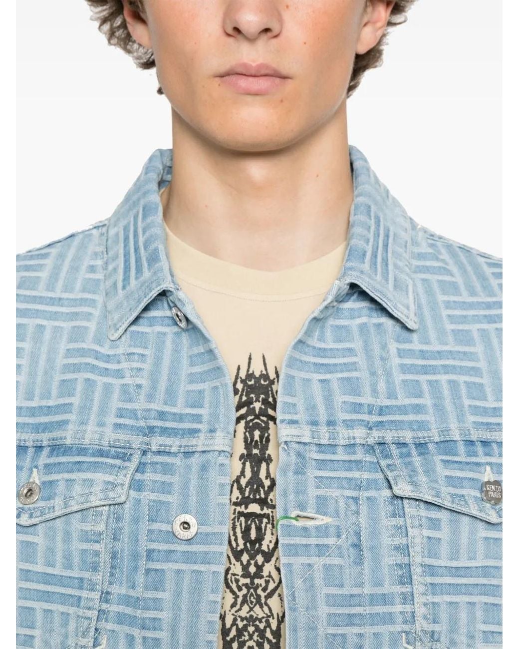 KENZO Blue Jackets for men