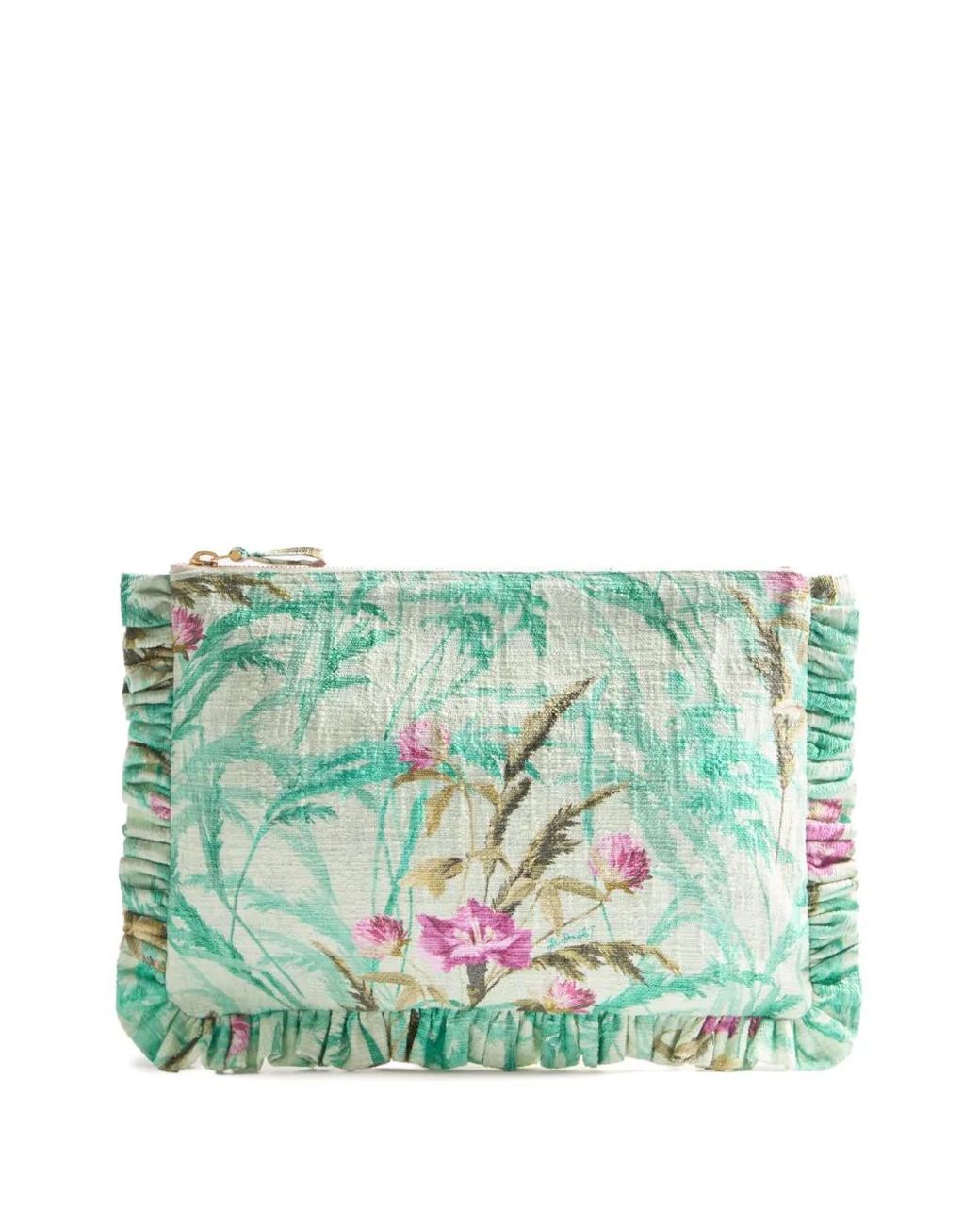 Clutch A Fiori di LaDoubleJ in Green
