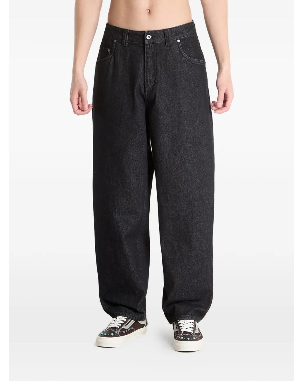 Dime Black Jean À Coupe Ample for men