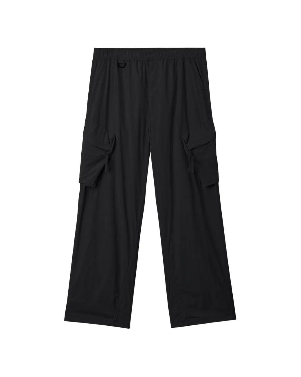 Izzue Black Cargo-Pocket Trousers for men