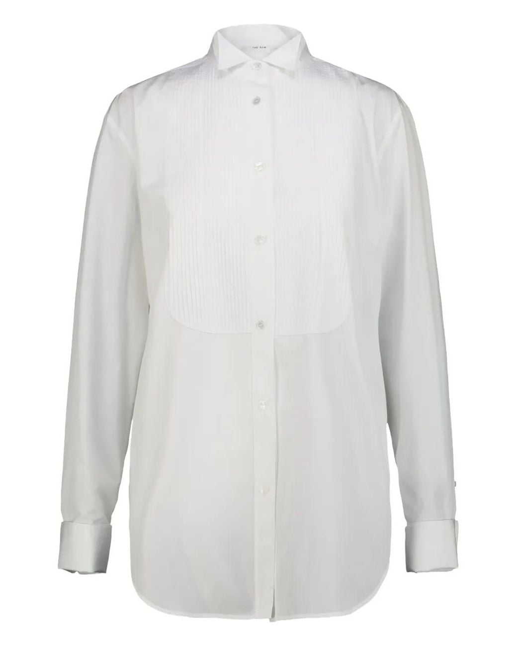 The Row White Erelia Shirt