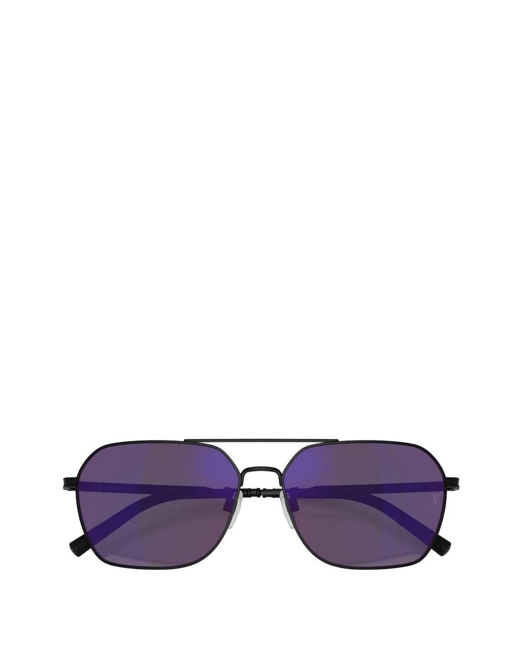 Oliver Peoples Purple Pilot-Frame Sunglasses