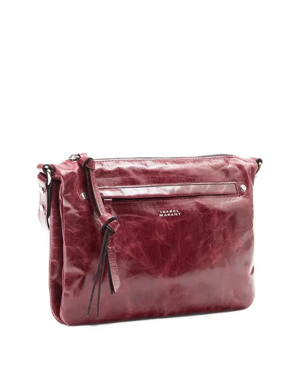 Isabel Marant Red Winna Leather Bag