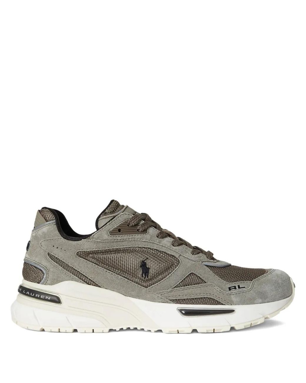 Polo Ralph Lauren Trackster 275 Sneakers in Gray for Men | Lyst
