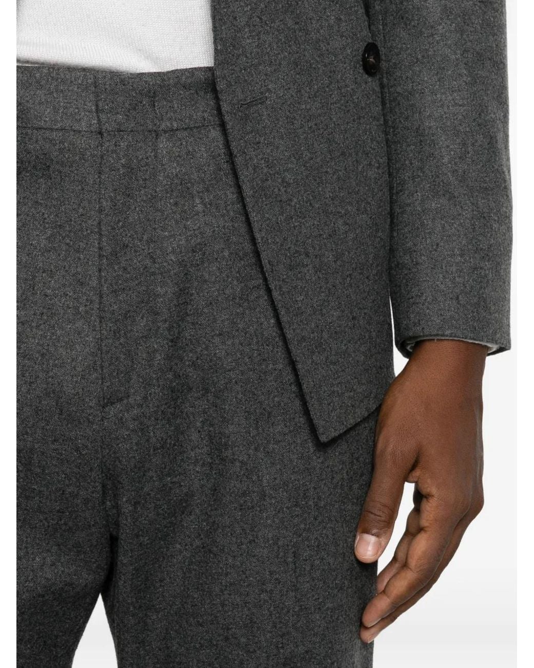 Boglioli Gray Double-Breasted Suit for men