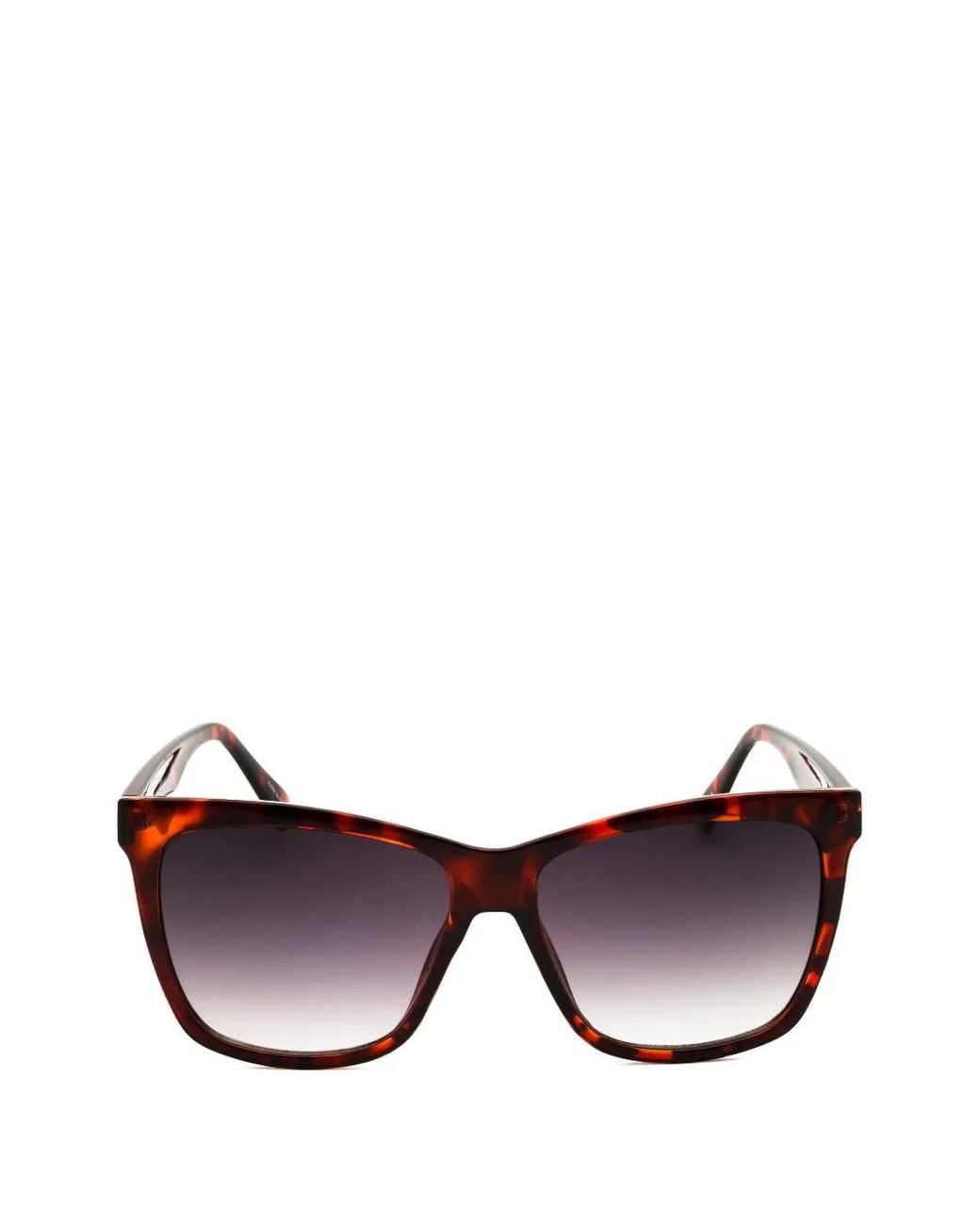 Fila Brown Tortoiseshell-Effect Square-Frame Sunglasses