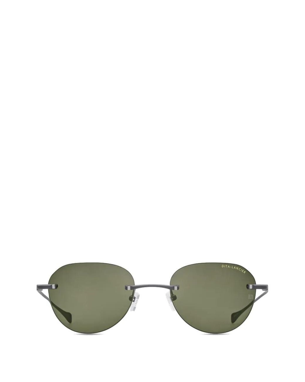Dita Eyewear Green Lsa-121 Rimless Sunglasses for men