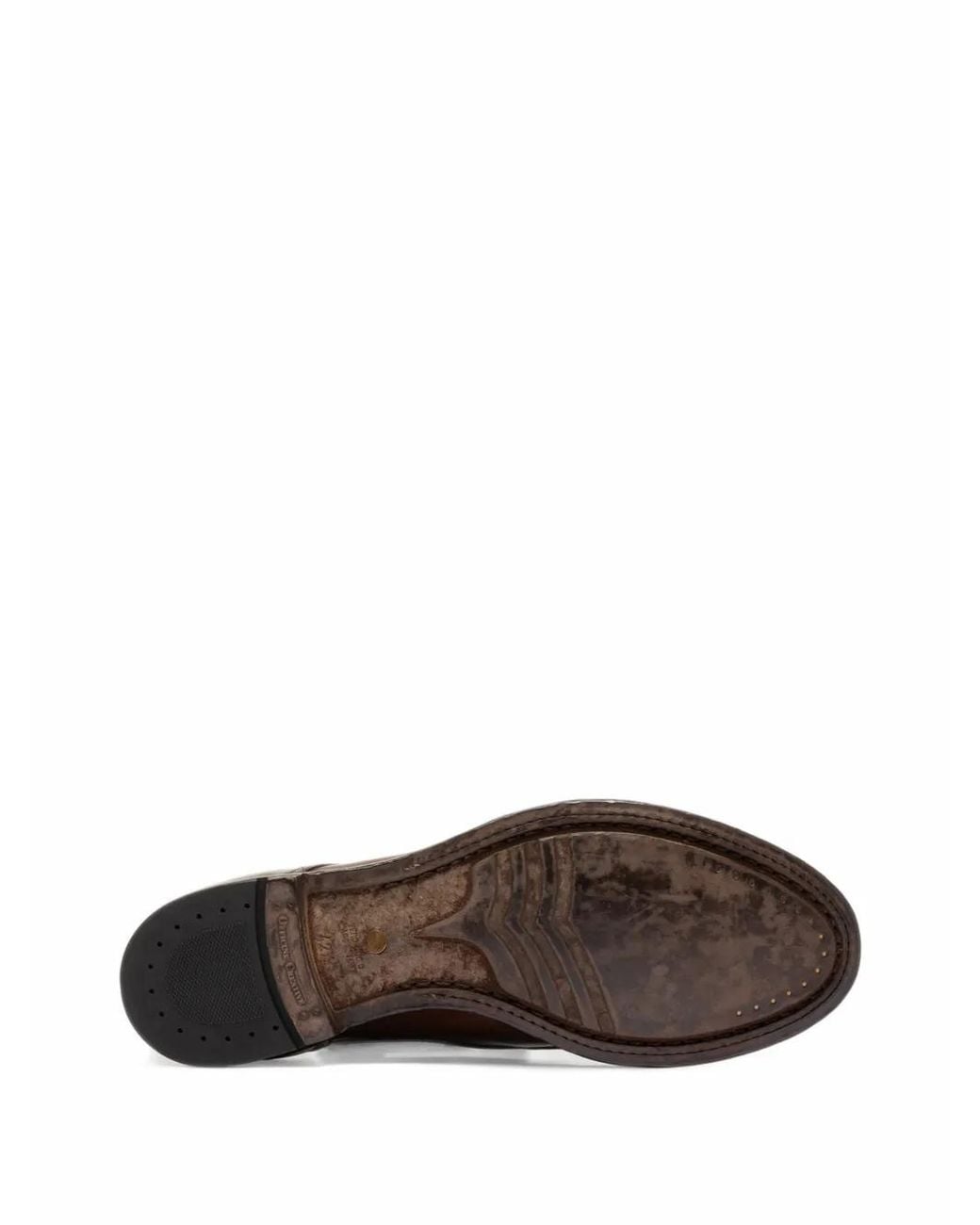 Officine Creative Brown Anatomia Leather Derby Shoes for men