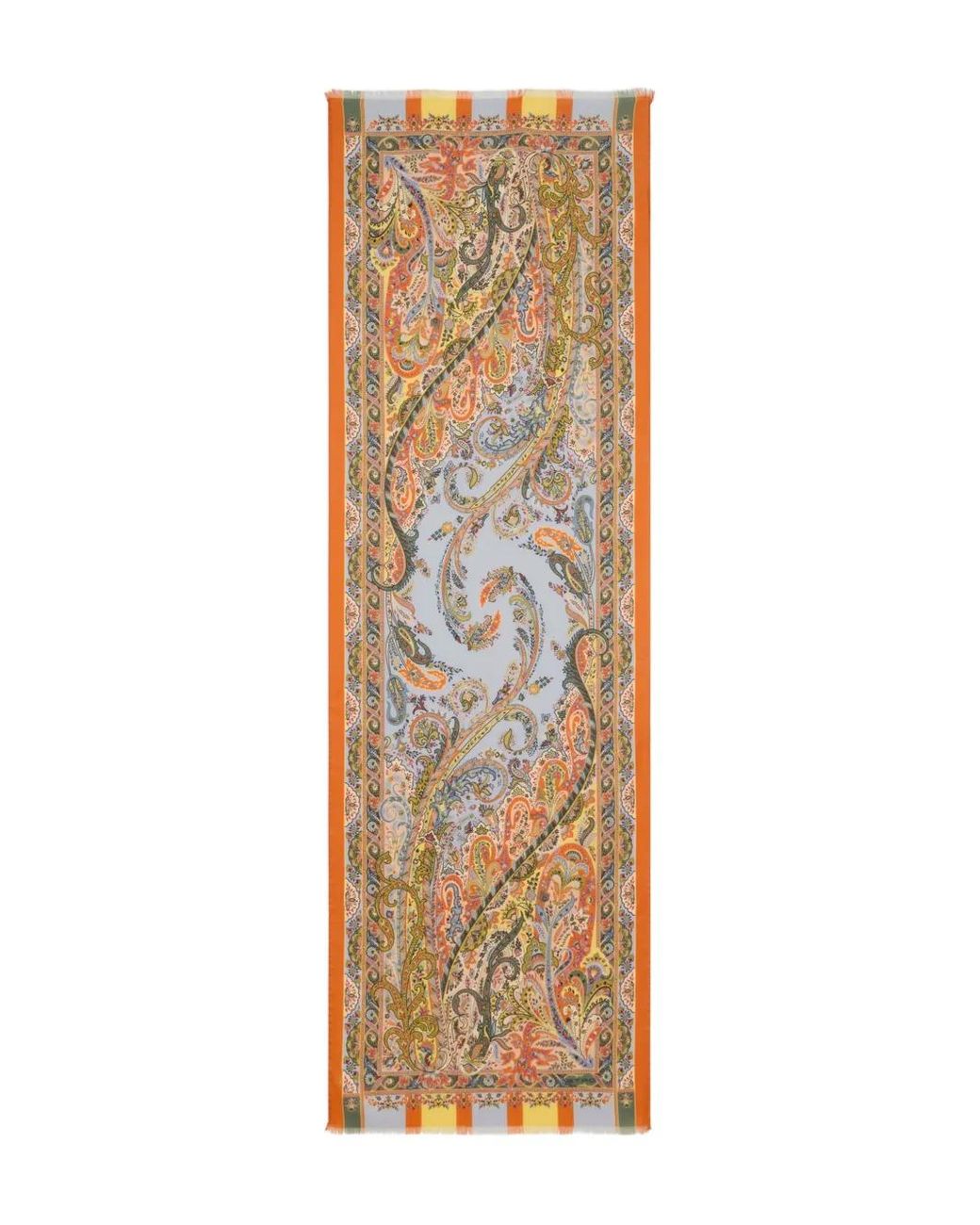 Etro Natural Paisley Scarf