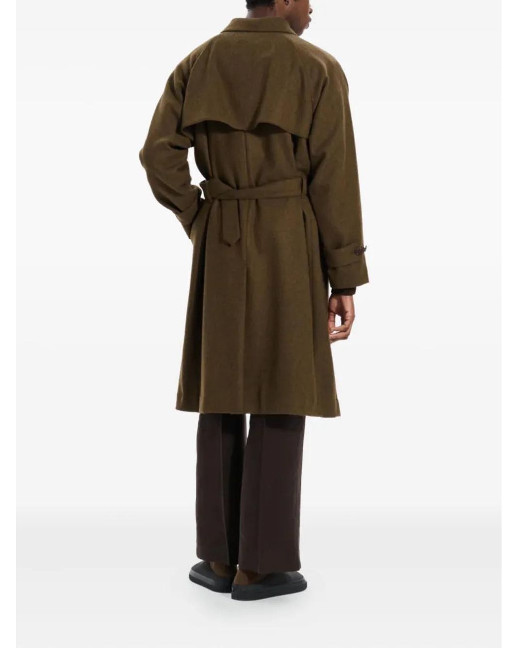 Mackintosh Roxburgh Wollen Jas in het Brown voor heren