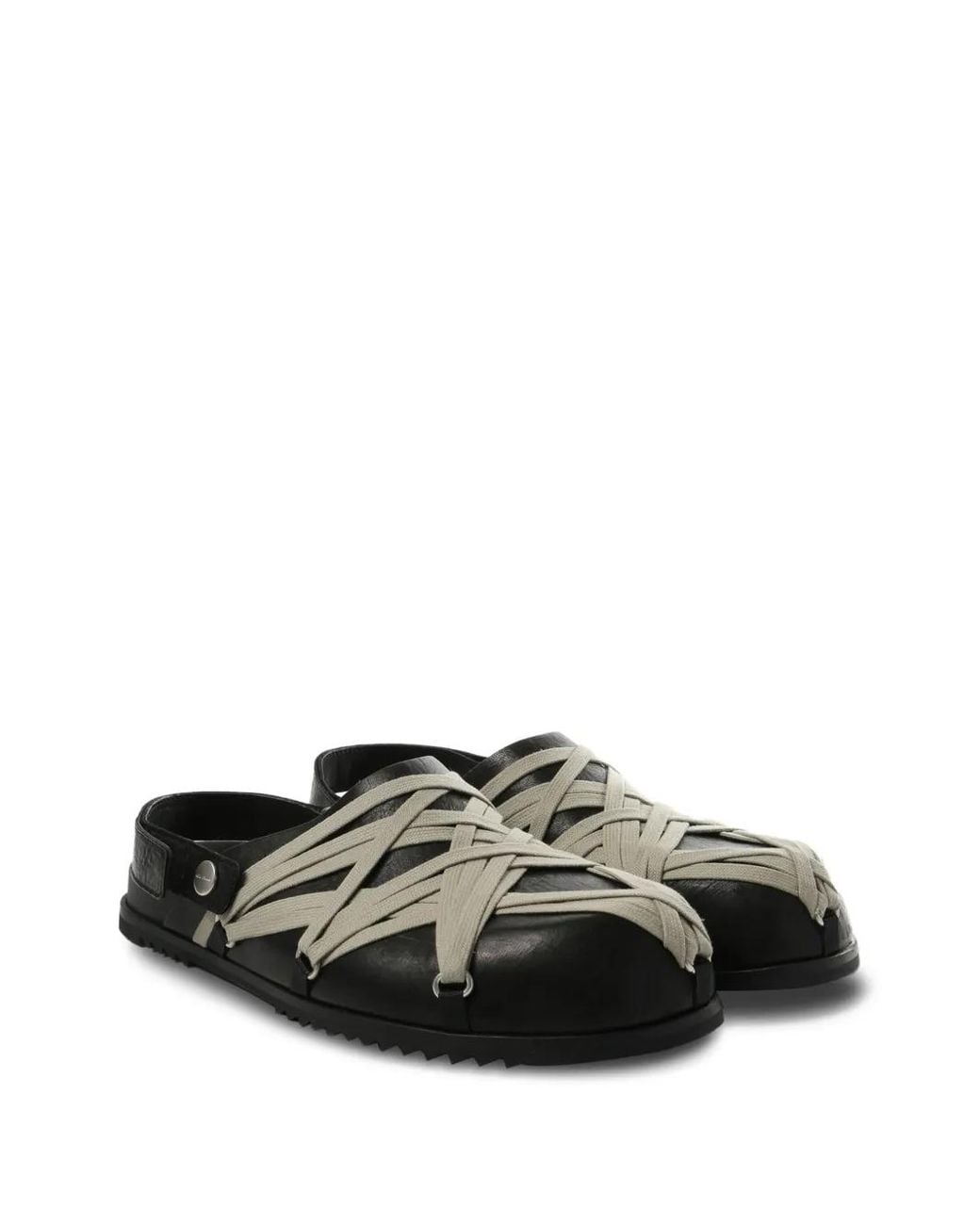 Rick Owens Black Megalace Sandals