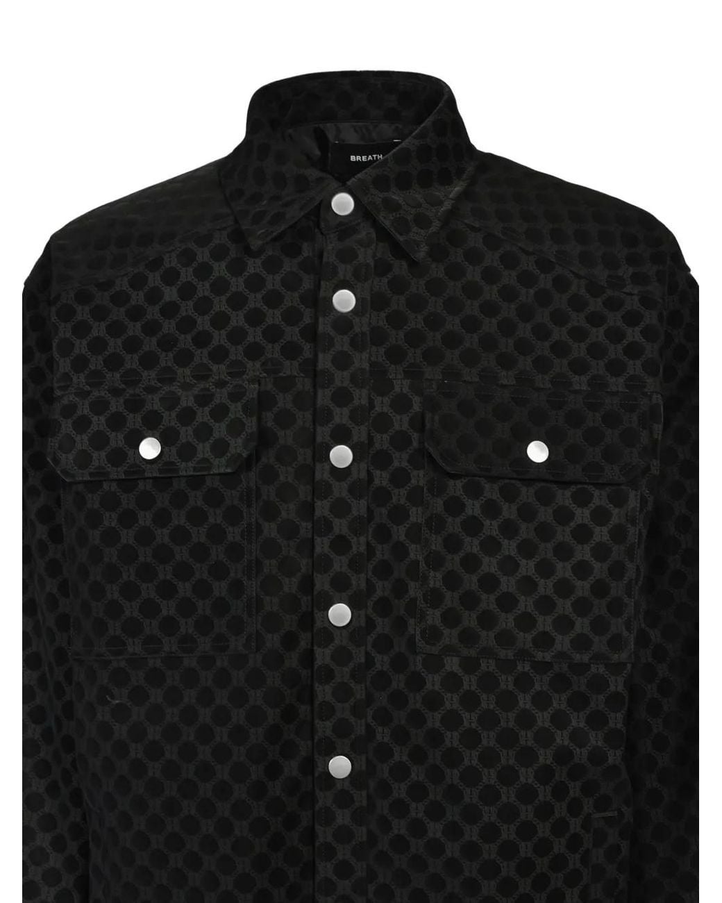BREATH Black Long-Sleeve Shirt for men