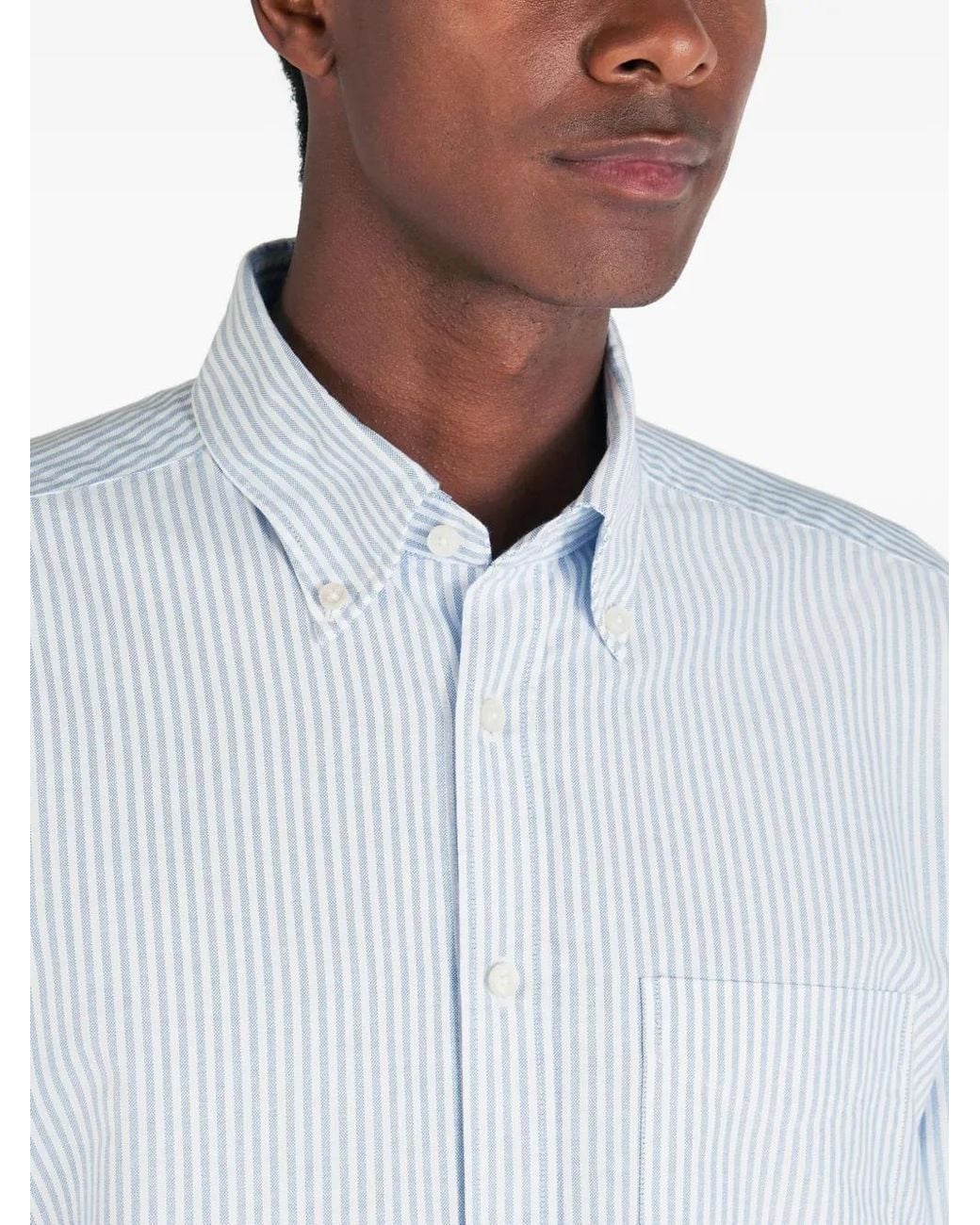 Camicia A Righe di Slowear in White da Uomo